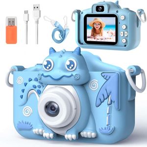 Enfants améliorés garçons filles P High-définition Selfie Digital Camera Toy Gift 20MP 21X Zoom Black