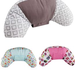 Almohada de coche para niños mejorada, cojín para reposacabezas de cuello, almohada para cinturones de seguridad de coche de bebé, correa de seguridad para hombros para niños, almohadillas de protección