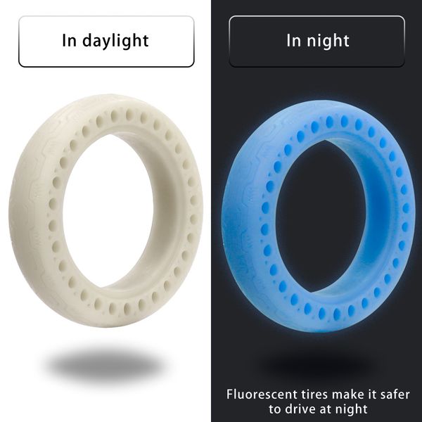 Mise à niveau pour les pneus fluorescents nocturnes Xiaomi M365