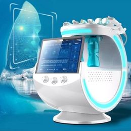 Hydro Dermabrasion améliorée 7 en 1 Smart Ice Blue Plus Oxygen Facial Aqua Peeling SPA Machine de beauté avec analyseur de scanner de peau