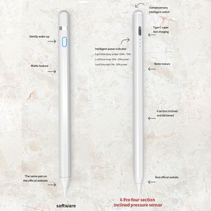 Pennen geüpgraded stylus met Palm Afwijzing Tilt Sensor Apple Potlood 2 1 voor (2018-2021) iPad Pro 11 12.9Air 3 4