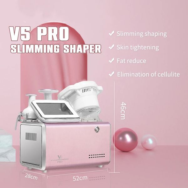 Corps V5pro amélioré Sincming 40 kHz Cavitation Équipement de liposuccion 3 Poigrés HIFU Ultrasons RF Resserrer le collagène Collagène Masseur chaud