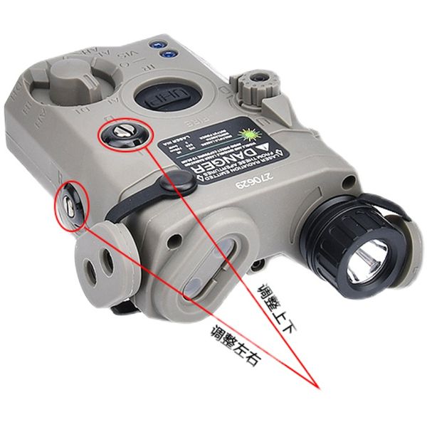 Version améliorée Peq15, vision nocturne infrarouge, fonction complète, indicateur laser de remplissage, boîtier de batterie laser vert en rafale IR