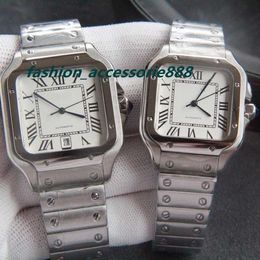 Verbeterde versie V12 Sandus paar horloge ultradunne serie Heren en dames quartz horloge automatisch mechanisch komhorloge saffierkristalglas