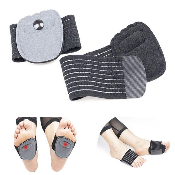 Coussinet de pied magnétique de Massage Yongquan amélioré, coussinet magnétique gris pour l'avant-pied, semelle intérieure magnétique de sport réglable