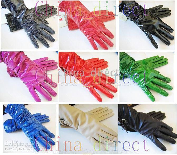 Leather Gloves skin gloves LEATHER GLOVES Womens 25pairs/lot #1348
