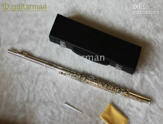 Woodwind 211S Flute With Case 16 Hole Flutes Musical Instruments