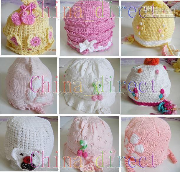 CROCHET HAT cap Beanie Hat Hair Accessory Baby Toddler Girl 21pcs/lot