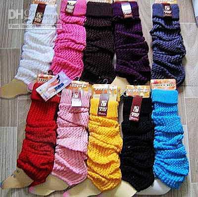 Womens knit leg warmers 단단한 섹시한 다리 따뜻한 꽉 조여 20 쌍 / 많은