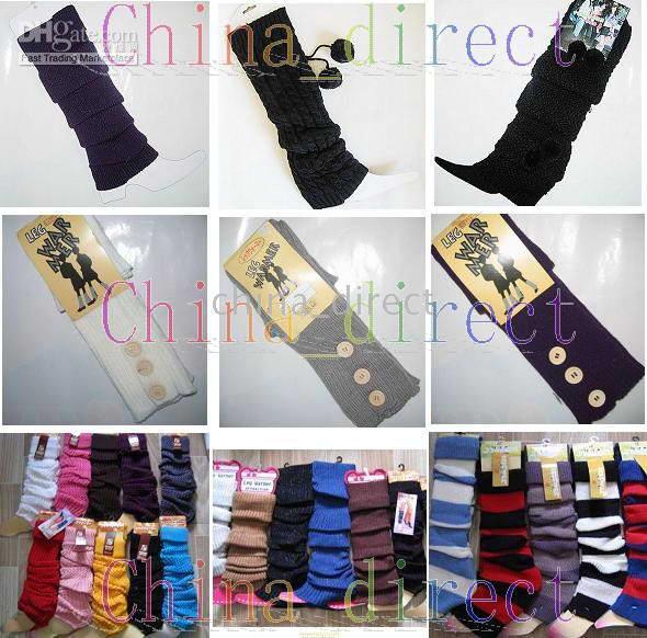 Womens knit leg warmers 단단한 섹시한 다리 따뜻한 꽉 조여 20 쌍 / 많은