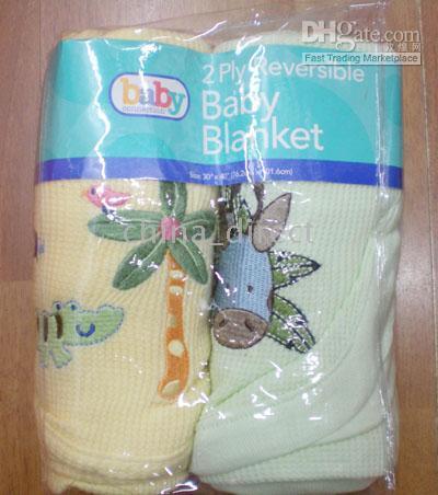 baby Receiving Blankets Baby Blanket 2pcs each bag 11bags/lot new