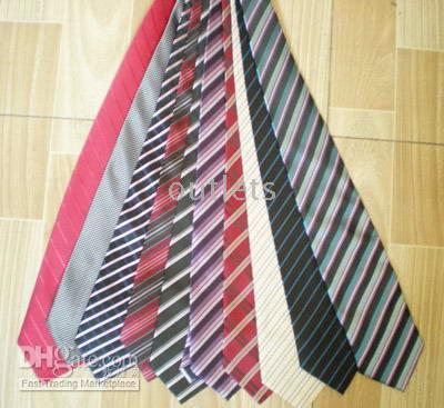 Nowy jedwabny jedwabny polysterek męski krawaty krawat krawat Necktie Casual Neck Krawat Mężczyźni Prezent 24 pc / Lot