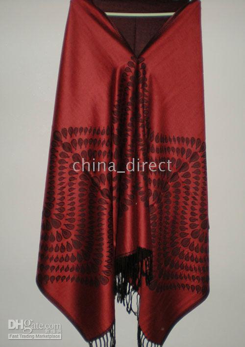 Kobiet pashmina uczucie szal kaszmir szalik szaliki ponchos wrap jedwabny szal okłady szale 10 sztuk / partia # 2071 \ t