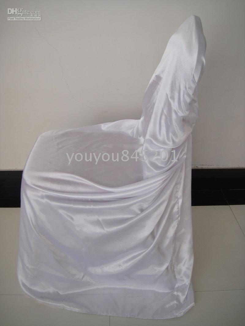 100pcs Satin Universal Chair Covers For Wedding Party Hotel