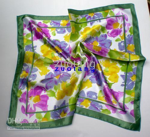 Imitation Silk Foulard En Soie Imitation Silk Foulard En Soie Imitation Foulards En Soie 20pcs