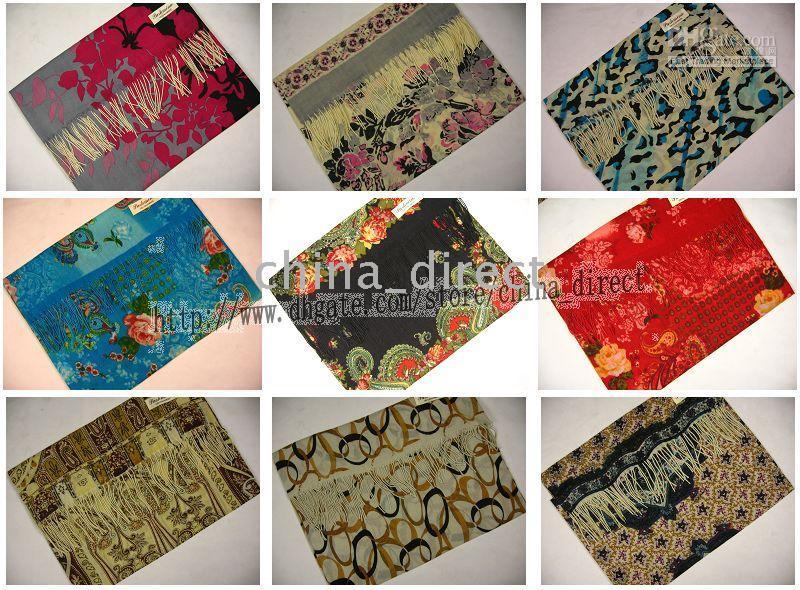 Cashmere halsdukar pashmina ponchos halsduk sjal wraps wrap 12pc / mycket ny ankomst