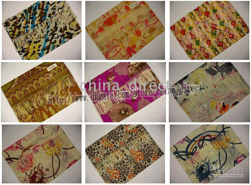 Kaschmirschals Pashmina Ponchos Schal Schal wickelt Verpackung 12pc/lot NEUE ANKUNFT ein