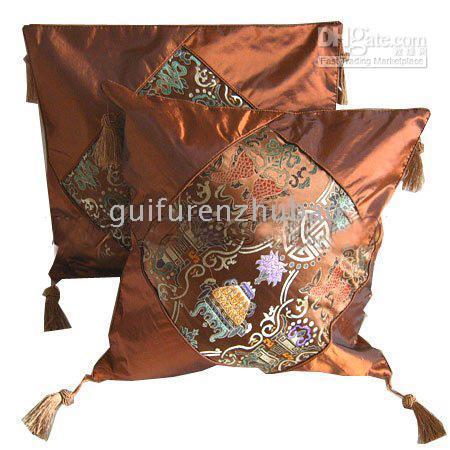 China Silk Pillow Cover Fashion Sofa Pillow Covers Home Decor