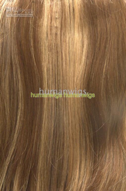 Jeden kawałek ludzki klamerka do włosów w / na przedłużeniu Ciała Fala 4 / 27,100% Human Hair Made, 18 "
