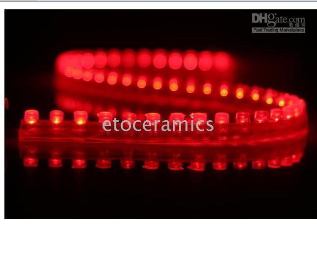 50 sztuk / partia 48cm 48 LED Headlight Paski Light - Red Blue White