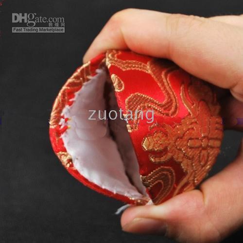 Goedkope Leuke Bloemen Kleine Sieraden Gift Doos Handgemaakte Ring Opberggeval Zijde Satijn Stof Karton Verpakking Dozen 200pcs / Partij