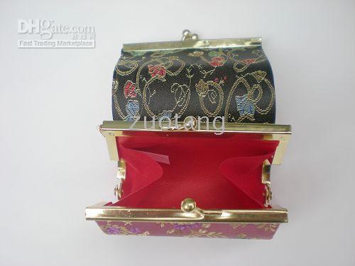 Mini bolsas de regalo tamaño 7,5x4,5 cm Stock flor de seda hebilla de Metal envoltura de regalo 12 unids/lote gratis