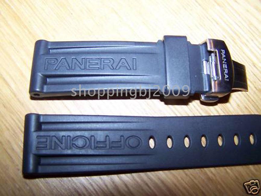 panerai rubber deployment strap