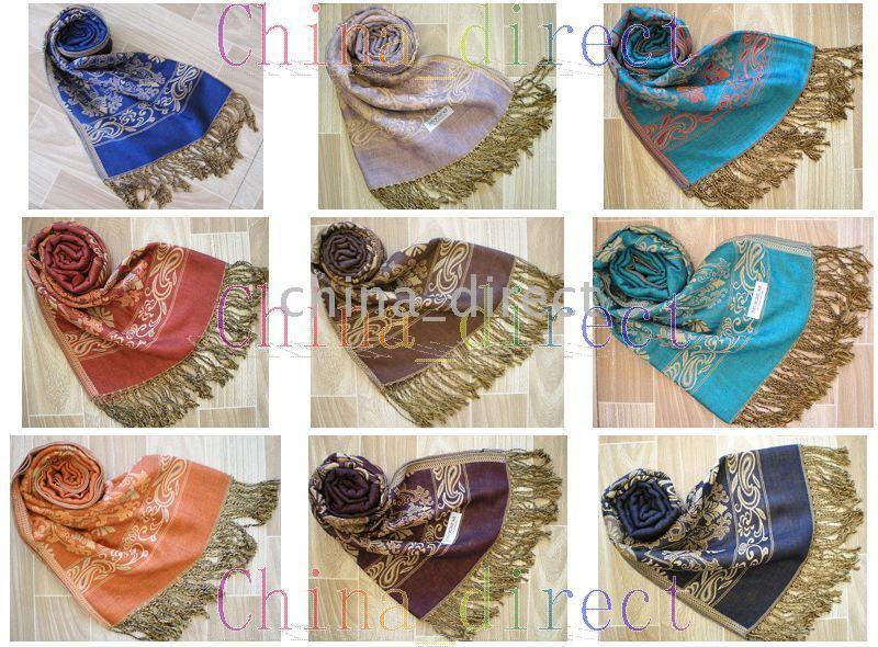 Meisjes Sjaal Poncho Wrap Silk Sjaals Sjaal Wraps Sjaals 10pcs / lot