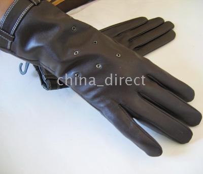 Womens Real Leather Gloves skin gloves LEATHER GLOVES 25pairs/lot New Design High quality #1345