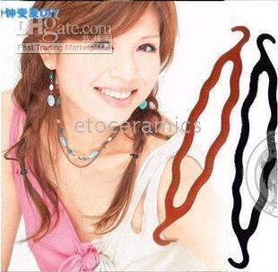 

Hair Twist Styling Clip Stick Bun Maker Braid Tool Hair Accessories Fashion Black Brown