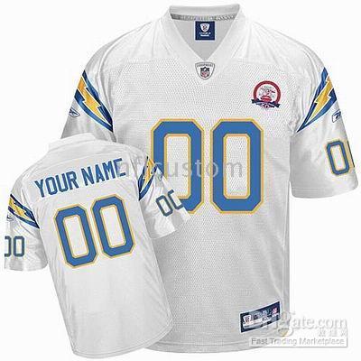 san diego chargers 50th anniversary jersey