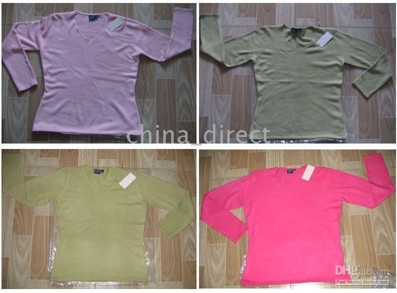 Sweaters de lã camisola das mulheres com decote em V das mulheres cardigans camisolas 10 pçs / lote # 1585