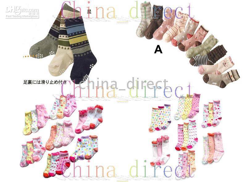 Niñas Niños Calcetines bebés SOCK Niño Niños Infantil bebé botas calcetines 200 pares / lote lotes estilo nuevo