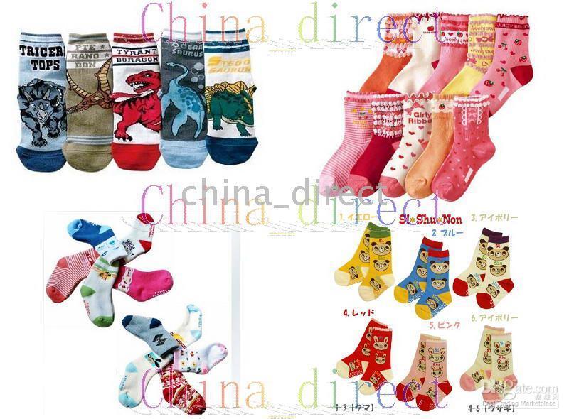 Niñas Niños Calcetines bebés SOCK Niño Niños Infantil bebé botas calcetines 200 pares / lote lotes estilo nuevo