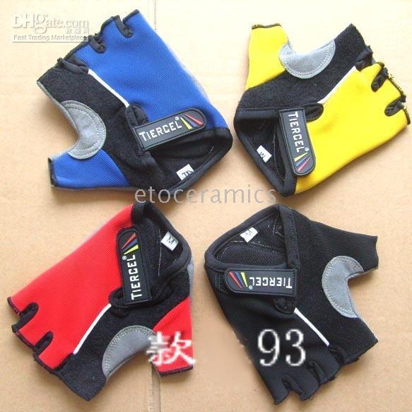 Wholesale 50pcs New PRO Cycling Cycle Bike Fingerless Gloves with Gel NEW Tiercel BXY002