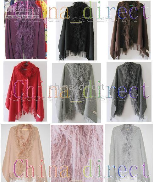 Wol Wrap Cashmere Ponchos Wol Sjaal Sjaal Pashmina Wraps Sjaals