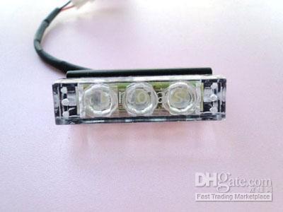 50PCS 6x3 LED-strobe-lampor Brand Blinkande blinkande nödåterställning Säkerhetsljus DLCL8635