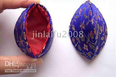 50 sztuk Hurtownie Unikalne rękodzieła Chinese Silk Jewelry Boxes
