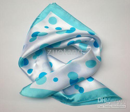 Маленький квадратный шелковый шарф дамы Моды имитировать шелковые шарфы дешевые фарфора шарф 20шт смешать бесплатно