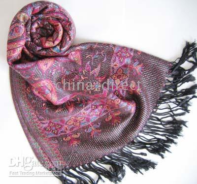 자카드 스카프 랩 숄 Scarf 스카프 Shawl 12 PCS / LOT # 2061