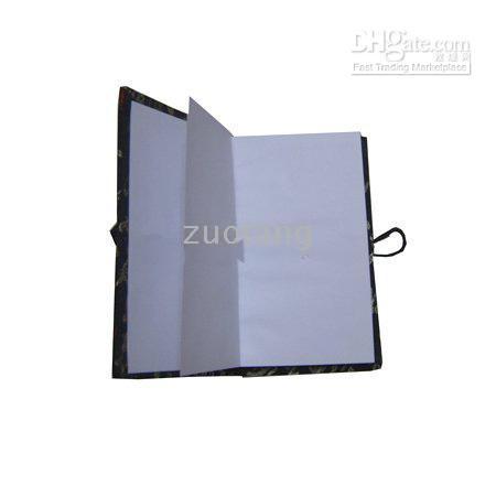 Moda Luksusowy Hardcover Diary Notebook Favor Prezenty Chiński Styl Silk Tkaniny Drukowane 15 sztuk / partia Mix Kolor Darmowa Wysyłka