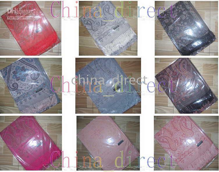 الجاكار وشاح التفاف شال الأوشحة وشاح شال 12 PCS / LOT # 2061