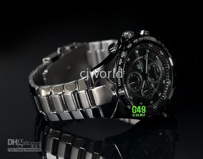 Casio Edifice Ef 534d 1a Mens Black Chronograph Stainless Steel Watch Watches Mens Sportwristwatch Online Wrist Watch Best Wrist Watch From Cjworld 50 43 Dhgate Com