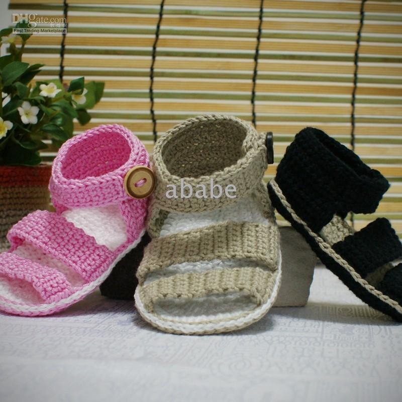 crochet baby boy sandals
