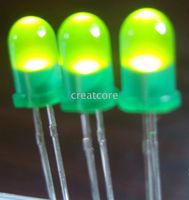 3 mm diffus gelbgrüne Lichtperlen, 350 mcd, lange Lebensdauer
