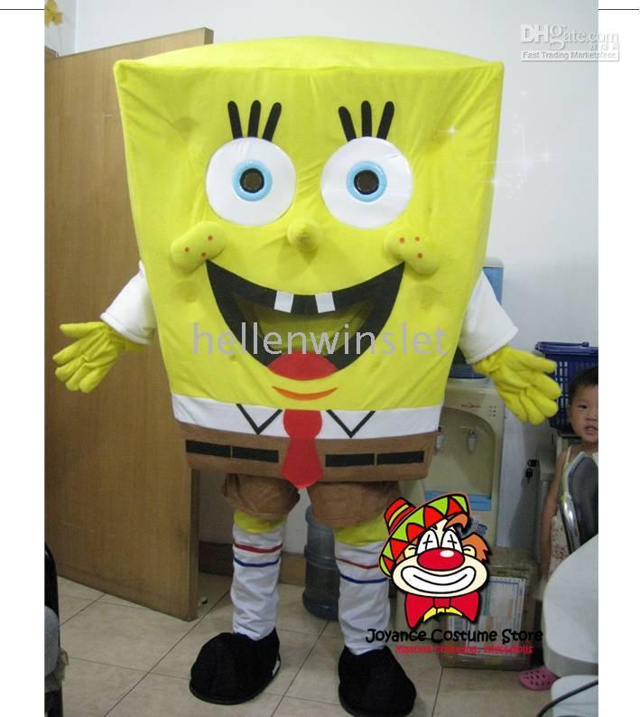 Spongebob SquarePants. Adult Mascot Costume. Free Shippment Chicken