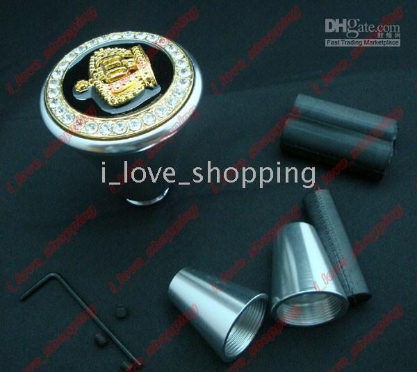 DAD Gear Stick Shift Knob Gold Crown With Diamond For Manual