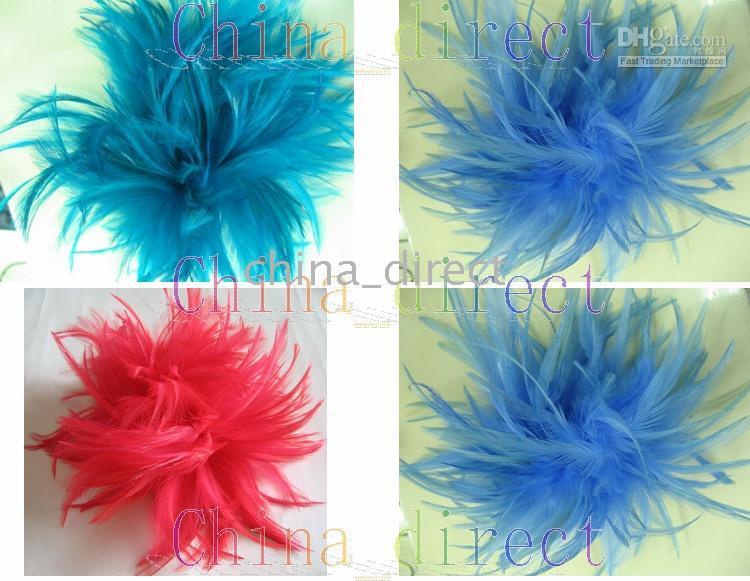 Feather fascinator grampo de cabelo Feathers PIN BROOCH grampo de cabelo Cabelo Accessorry 30pcs / lot