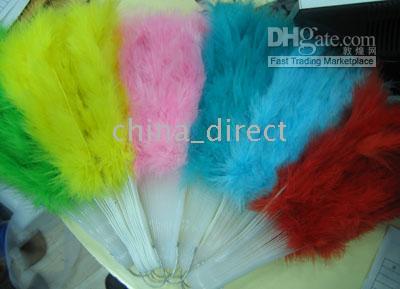 Kostium Feather Fan Costume Halloween Party Costume Party Fun Hand Fan 35pc / Lot