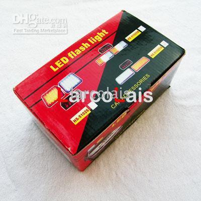 2x48 LED Strobe Lights Fire Flashing Warning Emergency Police Flash Motor Car Truck 2 x 48 Light7431188